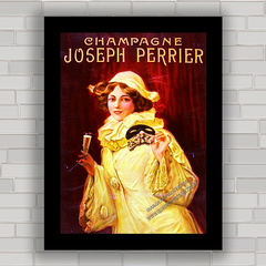 QUADRO VINTAGE CHAMPAGNE JOSEPH PERRIER 2 - comprar online