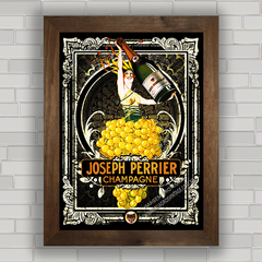 QUADRO VINTAGE CHAMPAGNE JOSEPH PERRIER 3 na internet