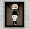 QUADRO DECORATIVO DE CINEMA CHARLIE CHAPLIN 1