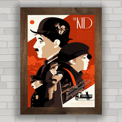 QUADRO DE CINEMA CHARLIE CHAPLIN 9 - THE KID na internet