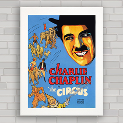 QUADRO DE CINEMA CHARLIE CHAPLIN CIRCUS 2 - comprar online