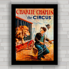 QUADRO DE CINEMA CHARLIE CHAPLIN CIRCUS - comprar online