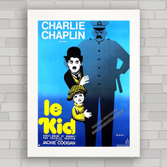 QUADRO DE CINEMA CHAPLIN FILME LE KID 2 - comprar online