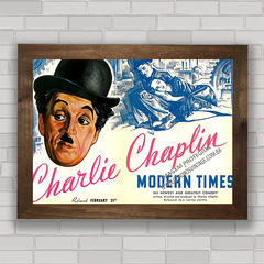QUADRO CHARLIE CHAPLIN FILME MODERN TIMES 3 na internet