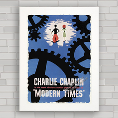 QUADRO CHARLIE CHAPLIN FILME MODERN TIMES - comprar online