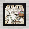 QUADRO DECORATIVO CICLISMO 9 - FLORES