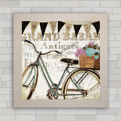 QUADRO DECORATIVO CICLISMO 9 - FLORES - comprar online