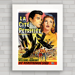 QUADRO DECORATIVO FILME CITÉ PÉTRIFIÉE 1957 - comprar online