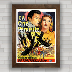 QUADRO DECORATIVO FILME CITÉ PÉTRIFIÉE 1957 na internet