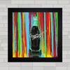 QUADRO DECORATIVO PARA BAR COKE BOTLLE