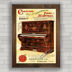 QUADRO DECORATIVO CORNISH'S PIANOS