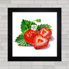 QUADRO DECORATIVO COZINHA 327 - MORANGOS