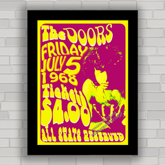 QUADRO DECORATIVO THE DOORS 1968 A