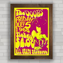 QUADRO DECORATIVO THE DOORS 1968 A na internet