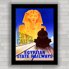 QUADRO DECORATIVO EGYPTIAN STATE RAILWAYS