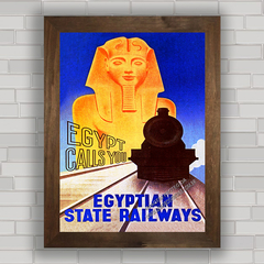 QUADRO DECORATIVO EGYPTIAN STATE RAILWAYS na internet