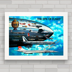 QUADRO DECORATIVO EPIC OF FLIGHT AVIAÇÃO - comprar online