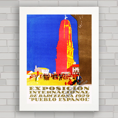 QUADRO EXPOSICION INTERNACIONAL BARCELONA 1929 2 - comprar online