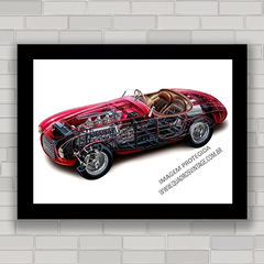 QUADRO DECORATIVO FERRARI 166 BARCHETTA 1949