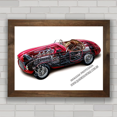 QUADRO DECORATIVO FERRARI 166 BARCHETTA 1949 na internet