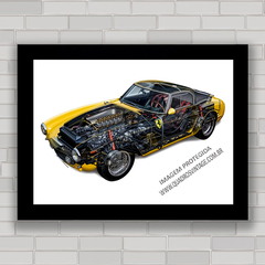 QUADRO DECORATIVO FERRARI 250 GT SWB BERLINETTA