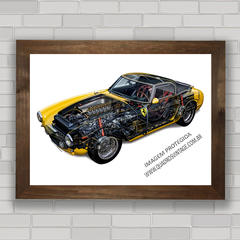 QUADRO DECORATIVO FERRARI 250 GT SWB BERLINETTA na internet