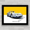 QUADRO DECORATIVO CARRO FERRARI 250 GTO 2