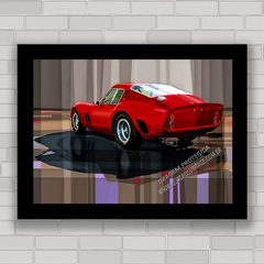 QUADRO DECORATIVO FERRARI 250 GTO REAR