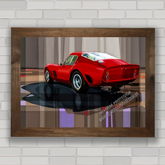 QUADRO DECORATIVO FERRARI 250 GTO REAR na internet