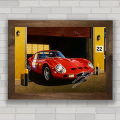 QUADRO DECORATIVO FERRARI 250 GTO RED na internet