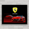 QUADRO DECORATIVO FERRARI CARS .