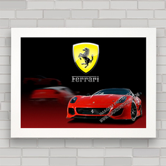 QUADRO DECORATIVO FERRARI CARS . - comprar online