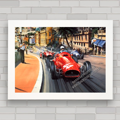 QUADRO DECORATIVO FERRARI F1 625 MÔNACO - comprar online