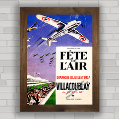 QUADRO VINTAGE FÊTE DE L'AIR VILLACOUBLAY 1937 na internet