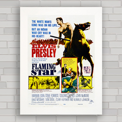QUADRO FILME FLAMING STAR 1960 - ELVIS PRESLEY - comprar online