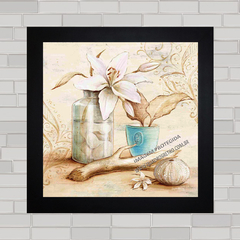 QUADRO DECORATIVO FLORES 83 - PRAIA - comprar online