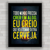 QUADRO DECORATIVO FRASES 12 - CERVEJA