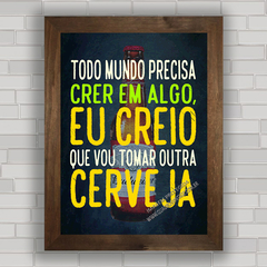 QUADRO DECORATIVO FRASES 12 - CERVEJA na internet