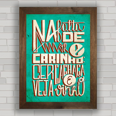 QUADRO DECORATIVO FRASES 124 - CERVEJA E VINHO na internet