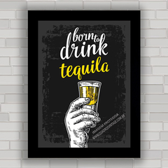 QUADRO CHALKBOARD FRASES 166 - TEQUILA