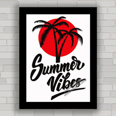 QUADRO DECORATIVO FRASES 188 - SUMMER VIBES