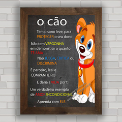 Quadro decorativo frases 216 - Cão na internet