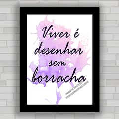 QUADRO DECORATIVO FRASES 4 - VIVER