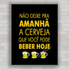 QUADRO DECORATIVO FRASES 42 - CERVEJA