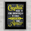 QUADRO DECORATIVO FRASES 49 - COZINHAR