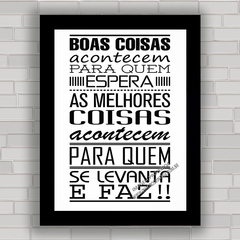 QUADRO DECORATIVO FRASES 6 - MOTIVACIONAL