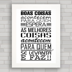 QUADRO DECORATIVO FRASES 6 - MOTIVACIONAL - comprar online