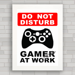 QUADRO DECORATIVO FRASES 62 - GAMES - comprar online