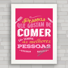 QUADRO DECORATIVO FRASES 71 - COZINHA