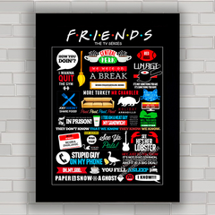 QUADRO DECORATIVO SÉRIE FRIENDS